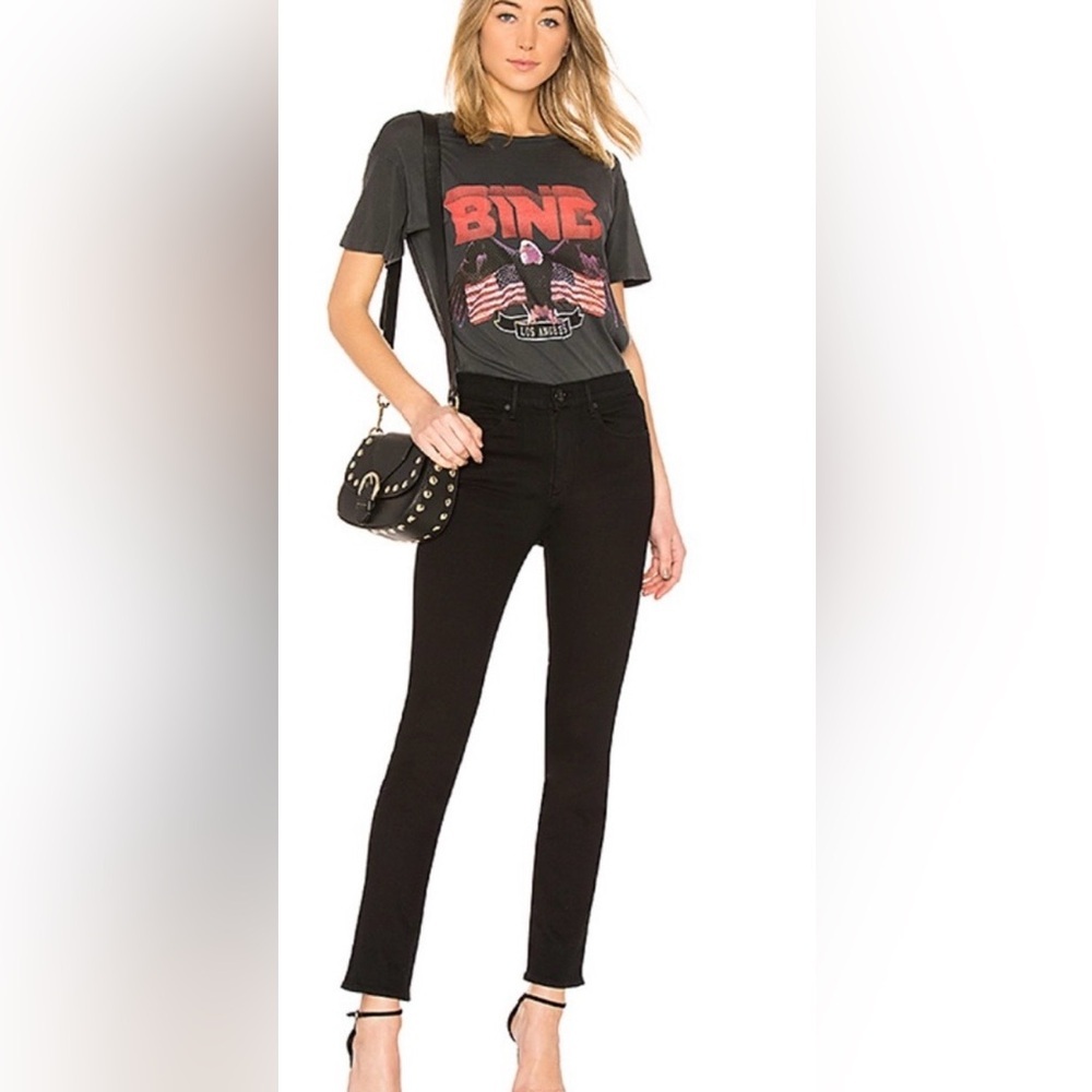RAG & BONE SKINNY CIGARETTE BLACK JEAN 26